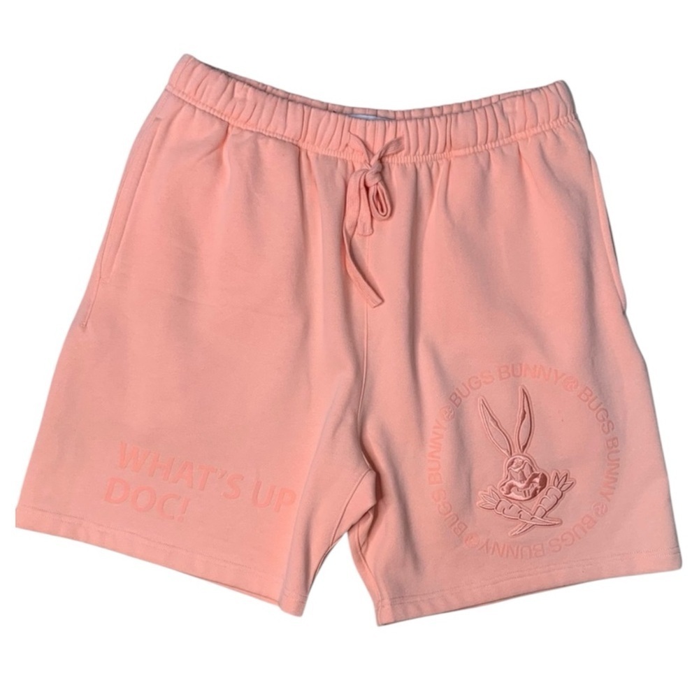Peach Bugs Bunny Shorts Sz Large cotton shorts